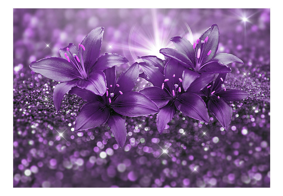Fototapetas - Masterpiece of Purple kaina ir informacija | Fototapetai | pigu.lt