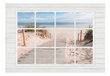 Fototapetas - Window & beach kaina ir informacija | Fototapetai | pigu.lt