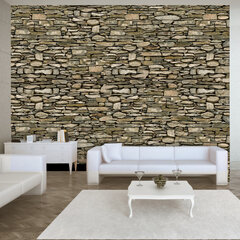 Fototapetas - Stone wall цена и информация | Фотообои с инструментом и клеем - Бежевые листья эвкалипта, 400x280 см | pigu.lt