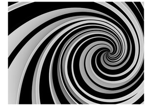 Fototapetas - Black and white swirl kaina ir informacija | Fototapetai | pigu.lt