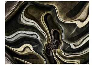 Fototapetas - Green and brown textured fractal цена и информация | Фотообои | pigu.lt