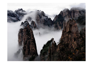 Fototapetas - Sea of clouds in Huangshan Mountain, China kaina ir informacija | Fototapetai | pigu.lt