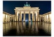 Fototapetas - Brandenburg Gate at night kaina ir informacija | Fototapetai | pigu.lt