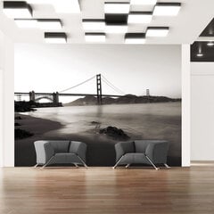 Fototapetas - San Francisco: Golden Gate Bridge in black and white цена и информация | Фотообои | pigu.lt