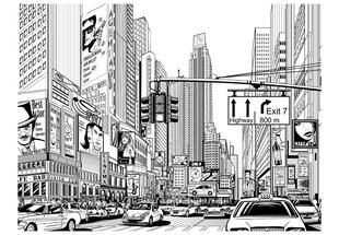Fototapetas - Street in New York city цена и информация | Фотообои | pigu.lt