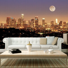 Fototapetas - The moon over the City of Angels цена и информация | Фотообои | pigu.lt