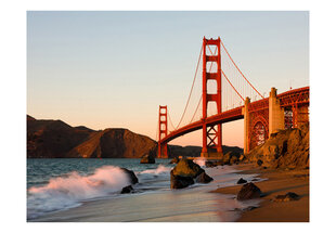 Fototapetas - Golden Gate Bridge - sunset, San Francisco цена и информация | Фотообои | pigu.lt