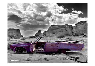 Fototapetas - Retro car on the Colorado Desert kaina ir informacija | Fototapetai | pigu.lt