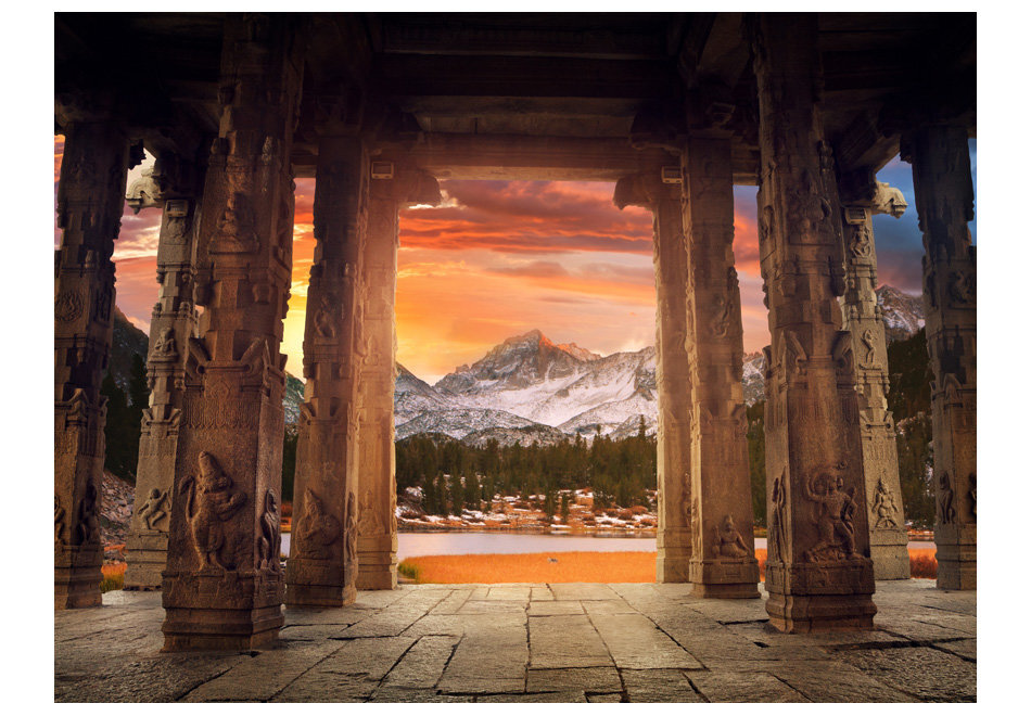 Fototapetas - Trail of rocky temples kaina ir informacija | Fototapetai | pigu.lt