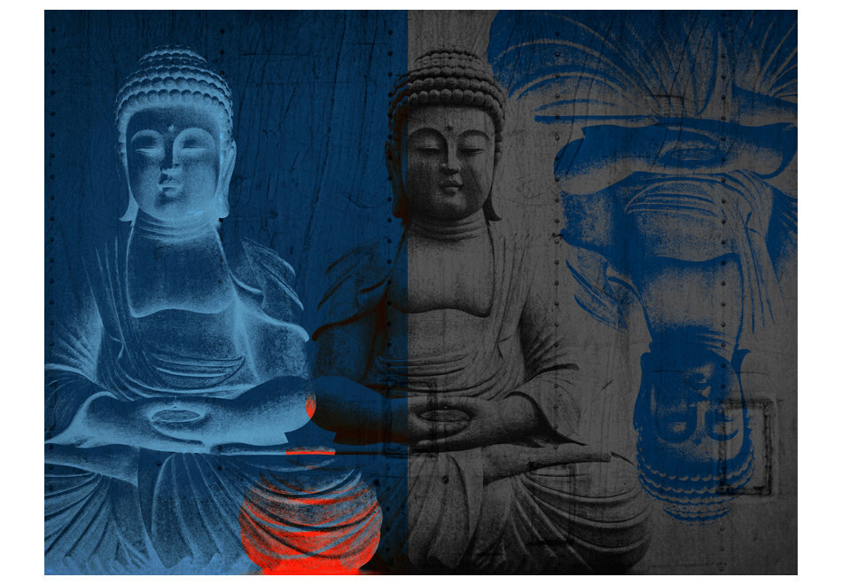 Fototapetas - Three incarnations of Buddha цена и информация | Fototapetai | pigu.lt
