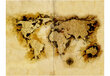 Fototapetas - Gold-diggers' map of the World цена и информация | Fototapetai | pigu.lt