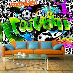 Fototapetas - Football Graffiti kaina ir informacija | Fototapetai | pigu.lt