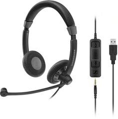 Проводные наушники Sennheiser SC 75 USB цена и информация | Теплая повязка на уши, черная | pigu.lt