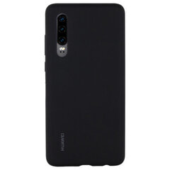 Huawei Original Silicone Car Case Black for Huawei P30 цена и информация | Чехлы для телефонов | pigu.lt