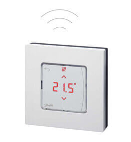 Šildymo valdymo sistema Danfoss Icon, virštinkinis termostatas, bevielis, su ekranu цена и информация | Priedai šildymo įrangai | pigu.lt