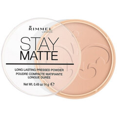 Компактная пудра Rimmel Stay Matte 008 Cashmere 14 г цена и информация | Пудры, базы под макияж | pigu.lt