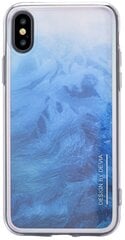 Devia Landscape Силиконовый Чехол для Apple iPhone X / XS Синий цена и информация | Чехлы для телефонов | pigu.lt