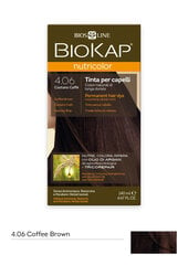 Plaukų dažai Biokap Nutricolor Nr. 4.06 Coffe Brown Dye 140 ml kaina ir informacija | Biokap Kvepalai, kosmetika | pigu.lt