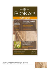 Plaukų dažai Biokap Nutricolor Nr. 10.0 Golden Extra Light Blond Dye 140 ml kaina ir informacija | Plaukų dažai | pigu.lt