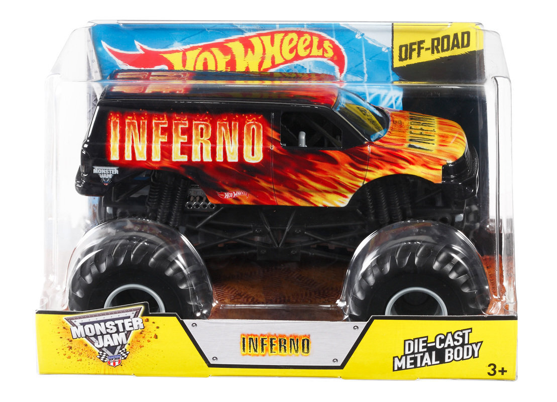 Gigantiškas džipas Hot Wheels, FYJ83 kaina ir informacija | Žaislai berniukams | pigu.lt