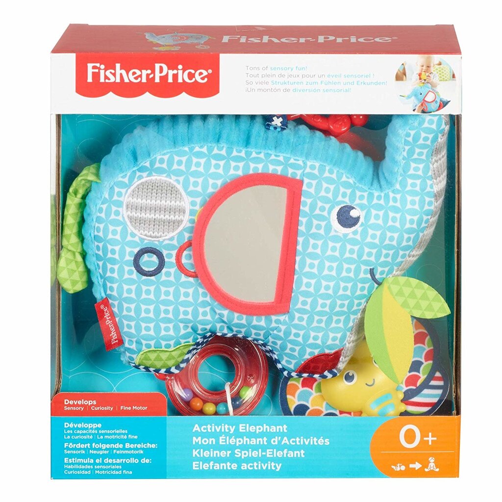 Pakabinamas veiklos drambliukas Fisher Price, FDC58 kaina ir informacija | Žaislai kūdikiams | pigu.lt