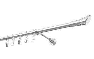 Viengubas karnizas 19mm OLIMP, 150 cm, nerūdijančio plieno kaina ir informacija | Karnizai | pigu.lt
