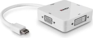 Lindy 38297 цена и информация | Адаптеры, USB-разветвители | pigu.lt