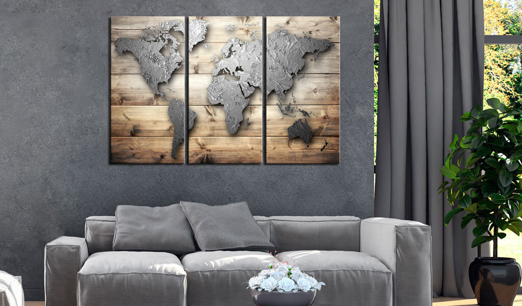 Kamštinis paveikslas - Doors to the World [Cork Map] kaina ir informacija | Reprodukcijos, paveikslai | pigu.lt