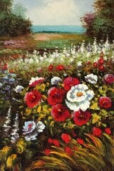 Картина Цветы на лугу цена и информация | Репродукции, картины | pigu.lt