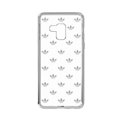 Adidas Clear Case Силиконовый чехол для Samsung A530 Galaxy A8 (2018) Прозрачный - Серебряный (EU Blister) цена и информация | Adidas Мобильные телефоны, Фото и Видео | pigu.lt