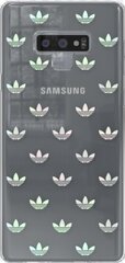 Adidas Snap Case Silicone Case for Samsung N960 Galaxy Note 9 Transparent (EU Blister) kaina ir informacija | Telefono dėklai | pigu.lt