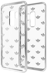 Adidas Clear Case Silicone Case for Samsung G965 Galaxy S9 Plus Silver (EU Blister) kaina ir informacija | Telefono dėklai | pigu.lt