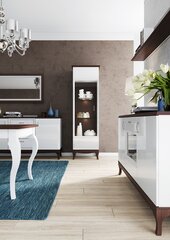 Stalas Massimo 40, rudas/baltas kaina ir informacija | Virtuvės ir valgomojo stalai, staliukai | pigu.lt