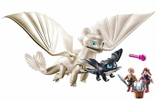 70038 PLAYMOBIL® Dragon, Baltoji drakonė su mažyliu цена и информация | Конструкторы и кубики | pigu.lt