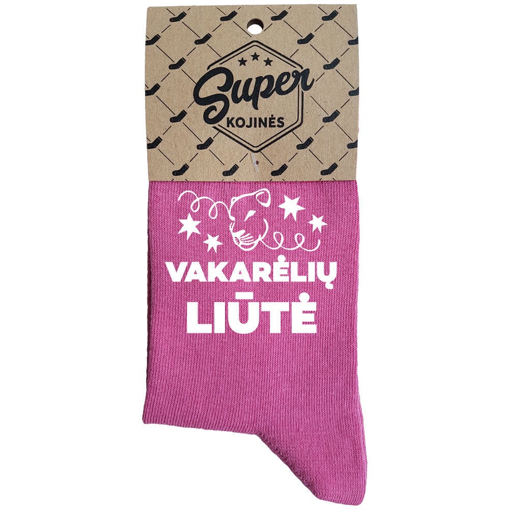 Moteriškos kojinės „Vakarėlių liūtė“ kaina ir informacija | Originalios kojinės | pigu.lt