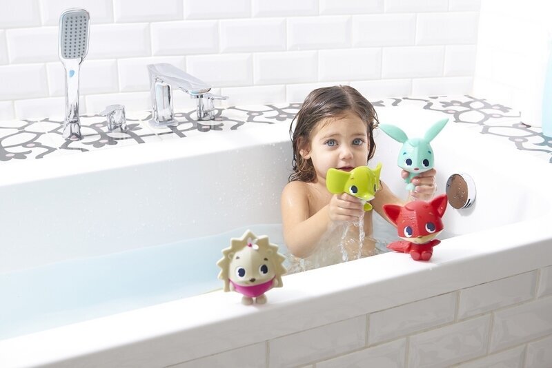 Vonios žaislai Tiny Love Friends XL Bath Squiters /862171 kaina ir informacija | Vandens, smėlio ir paplūdimio žaislai | pigu.lt