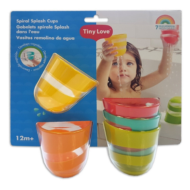 Vonios žaislas Spalvoti puodeliai Tiny Love kaina ir informacija | Žaislai kūdikiams | pigu.lt