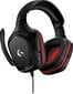 Logitech G332 Black Red kaina ir informacija | Ausinės | pigu.lt