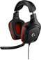 Logitech G332 Black Red kaina ir informacija | Ausinės | pigu.lt