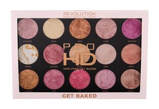 Spindesio suteikianti priemonių paletė Makeup Revolution HD Pro Amplified Get Baked HD 37.5 g kaina ir informacija | Bronzantai, skaistalai | pigu.lt