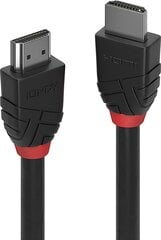 КАБЕЛЬ HDMI-HDMI 0.5M/ЧЕРНЫЙ 36470 LINDY цена и информация | Кабели и провода | pigu.lt