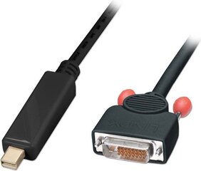 Кабель Lindy DisplayPort Mini - DVI-D 3 м цена и информация | Кабели и провода | pigu.lt