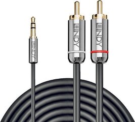 Lindy 3.5 mm RCA, 0.5m цена и информация | Кабели и провода | pigu.lt