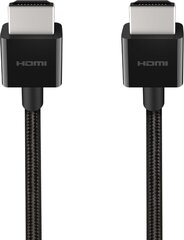 Belkin AV10176bt1M-BLK, HDMI, 1 m kaina ir informacija | Kabeliai ir laidai | pigu.lt