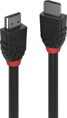 3m High Speed HDMI Кабель, Black Line Lindy 36473 цена и информация | Кабели и провода | pigu.lt
