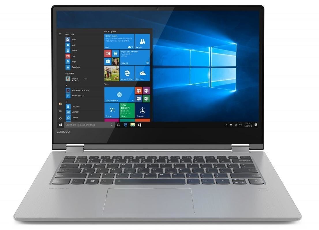 LENOVO YOGA 530 81H9006FPB W10 H 2200U/8GB/256/INT/14.T цена и информация | Nešiojami kompiuteriai | pigu.lt