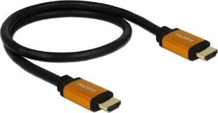 Delock 85726, HDMI, 50 cm kaina ir informacija | Kabeliai ir laidai | pigu.lt