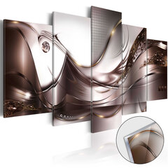 Akrilo stiklo paveikslas - Golden Storm [Glass] kaina ir informacija | Reprodukcijos, paveikslai | pigu.lt