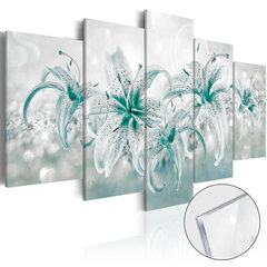Akrilo stiklo paveikslas - Sapphire Lilies [Glass] kaina ir informacija | Reprodukcijos, paveikslai | pigu.lt