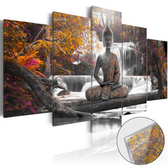 Akrilo stiklo paveikslas - Autumnal Buddha [Glass] kaina ir informacija | Reprodukcijos, paveikslai | pigu.lt